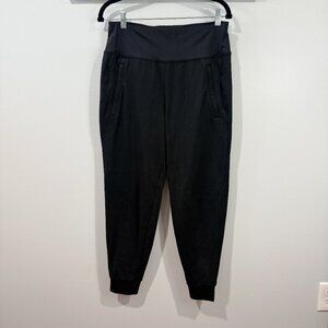 Athleta Joggers Black with Zipper Pockets Size M